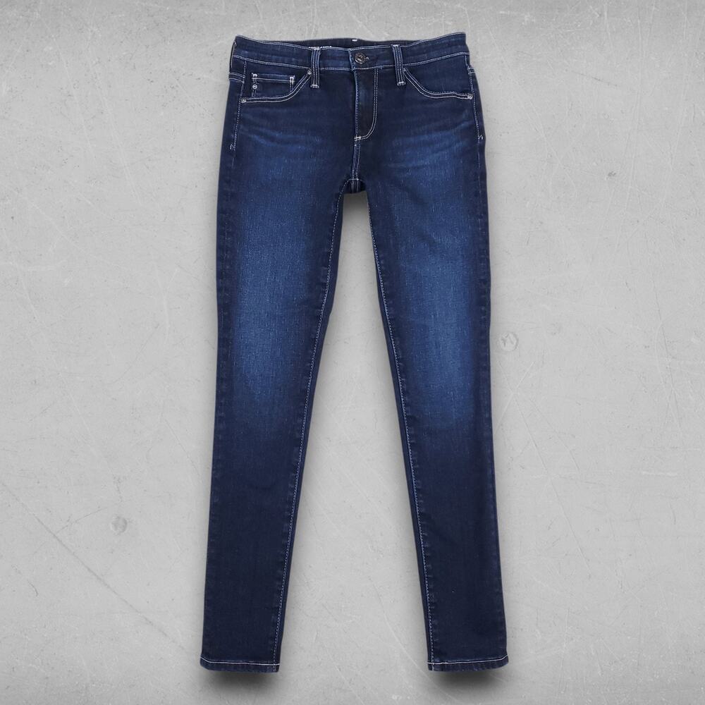 AG Jeans Women 24R Dk Blue The Legging Ankle Stretch Premium Denim Casual Y2K